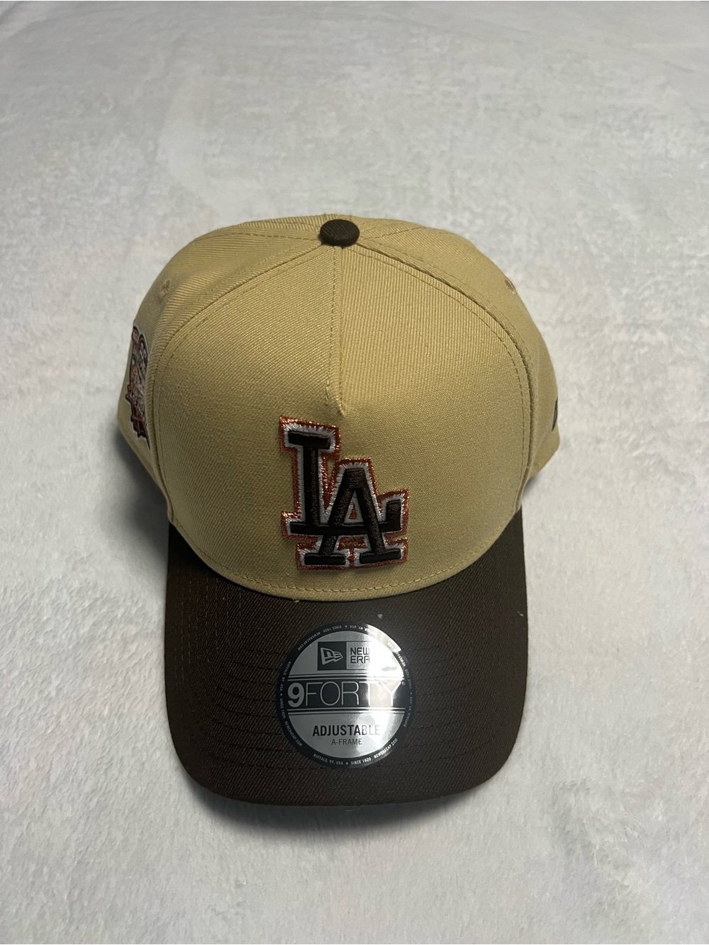 New Era Los Angeles Dodgers Two-Tone Cap - Tan & Brown
